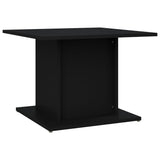 Table basse noir 55,5x55,5x40 cm bois d'ingénierie