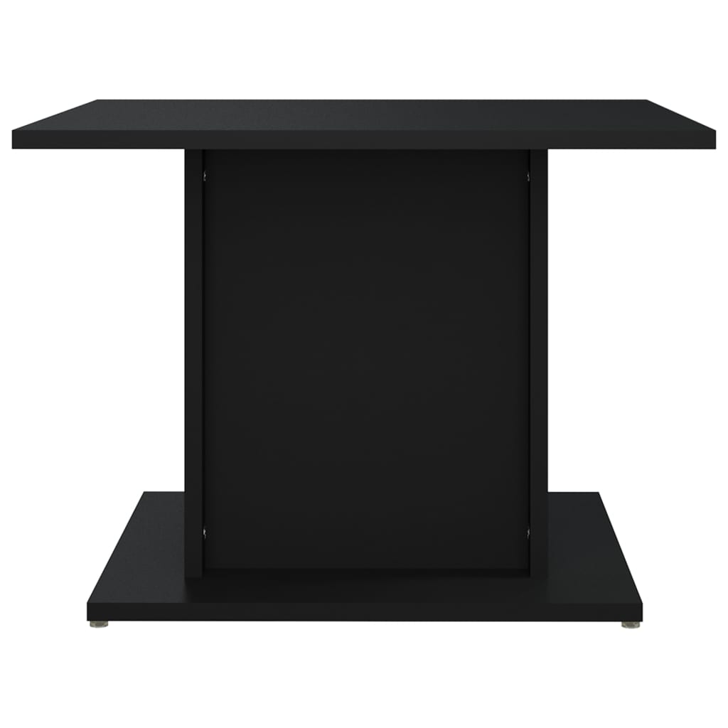 Table basse noir 55,5x55,5x40 cm bois d'ingénierie