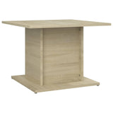 Table basse chêne sonoma 55,5x55,5x40 cm bois d'ingénierie