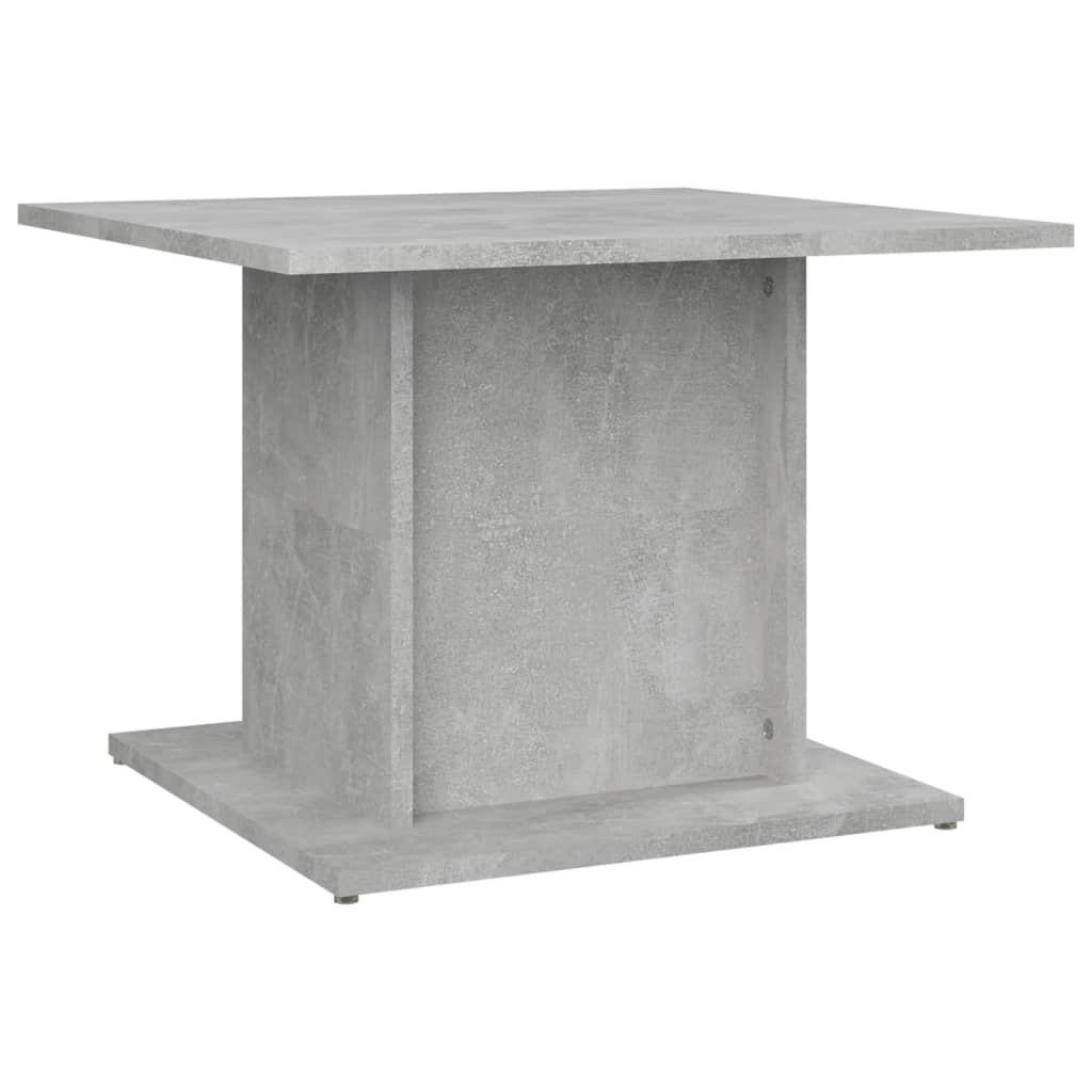 Betongrauer Couchtisch 55,5 x 55,5 x 40 cm, Holzwerkstoff