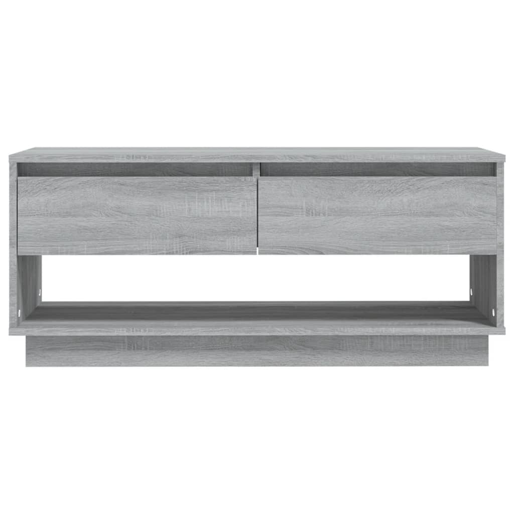 Meuble TV Sonoma gris 102x41x44 cm Bois d'ingénierie