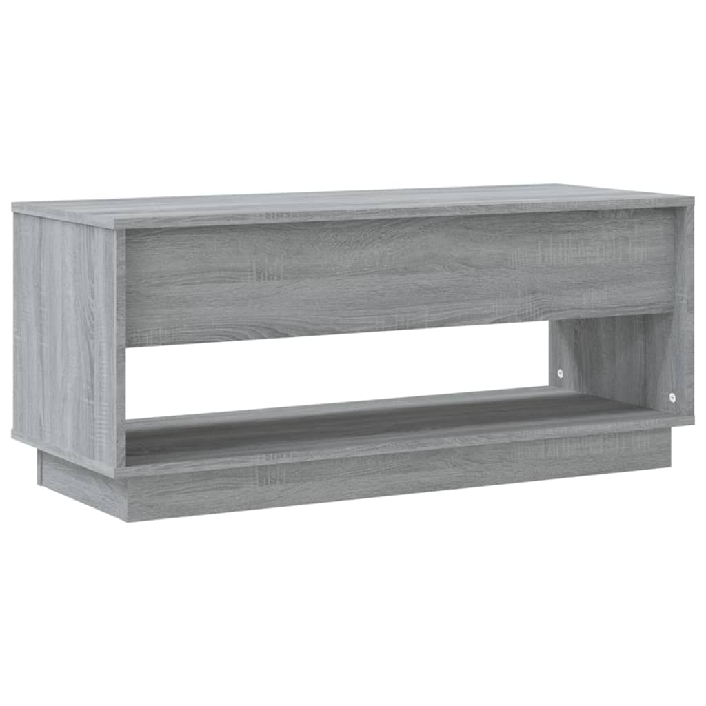 Meuble TV Sonoma gris 102x41x44 cm Bois d'ingénierie