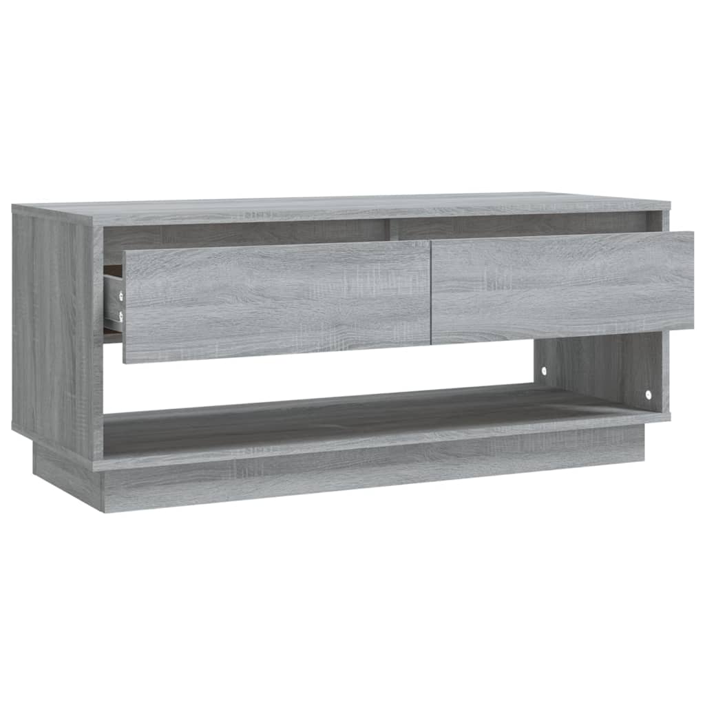 Meuble TV Sonoma gris 102x41x44 cm Bois d'ingénierie