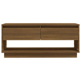 Meuble TV Chêne marron 102x41x44 cm Bois d'ingénierie