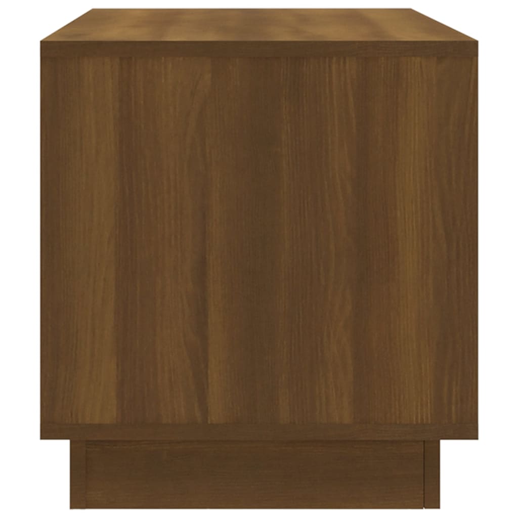 Meuble TV Chêne marron 102x41x44 cm Bois d'ingénierie