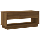 Meuble TV Chêne marron 102x41x44 cm Bois d'ingénierie