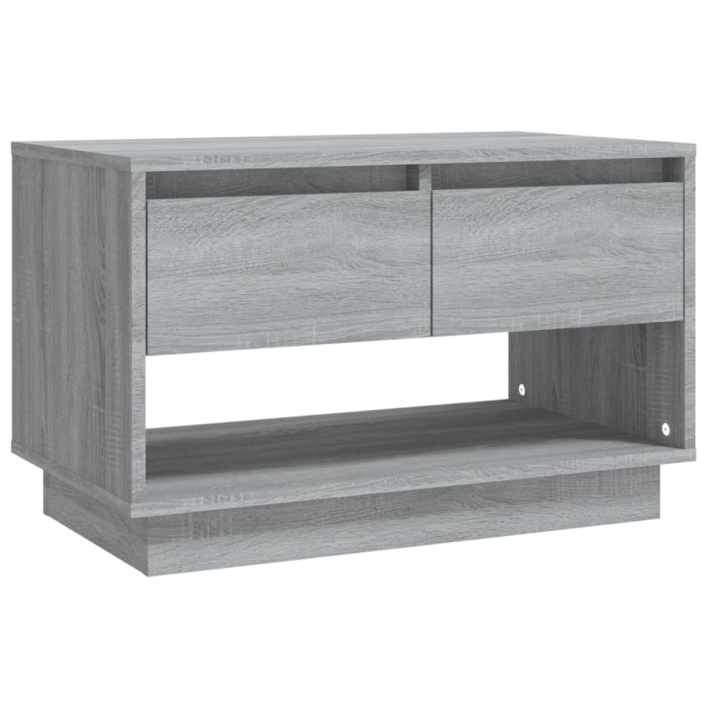 Meuble TV sonoma gris 70x41x44 cm bois d'ingénierie