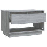 Meuble TV sonoma gris 70x41x44 cm bois d'ingénierie