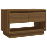 Meuble TV Chêne marron 70x41x44 cm Bois d'ingénierie