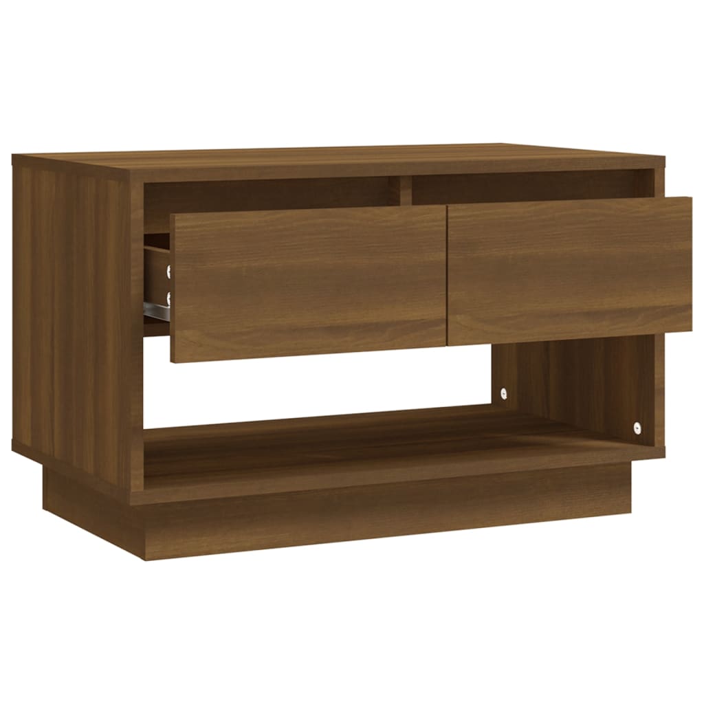 Meuble TV Chêne marron 70x41x44 cm Bois d'ingénierie