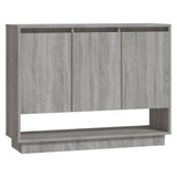 Buffet Sonoma gris 97x31x75 cm Bois d'ingénierie