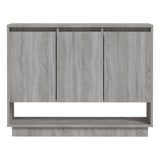 Buffet Sonoma gris 97x31x75 cm Bois d'ingénierie