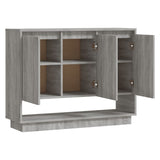 Buffet Sonoma gris 97x31x75 cm Bois d'ingénierie