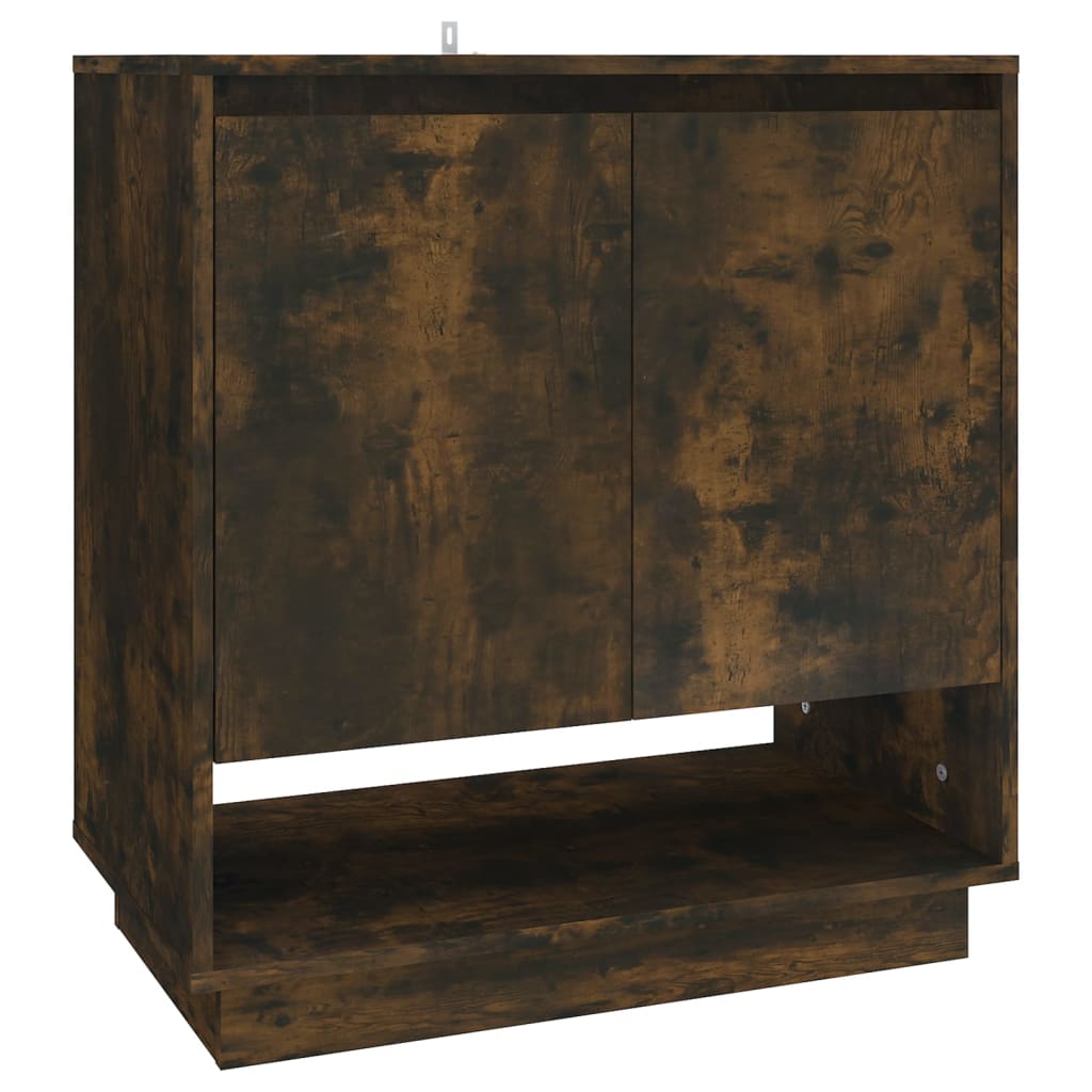 Buffet Chêne fumé 70x41x75 cm Bois d'ingénierie