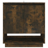 Buffet Chêne fumé 70x41x75 cm Bois d'ingénierie