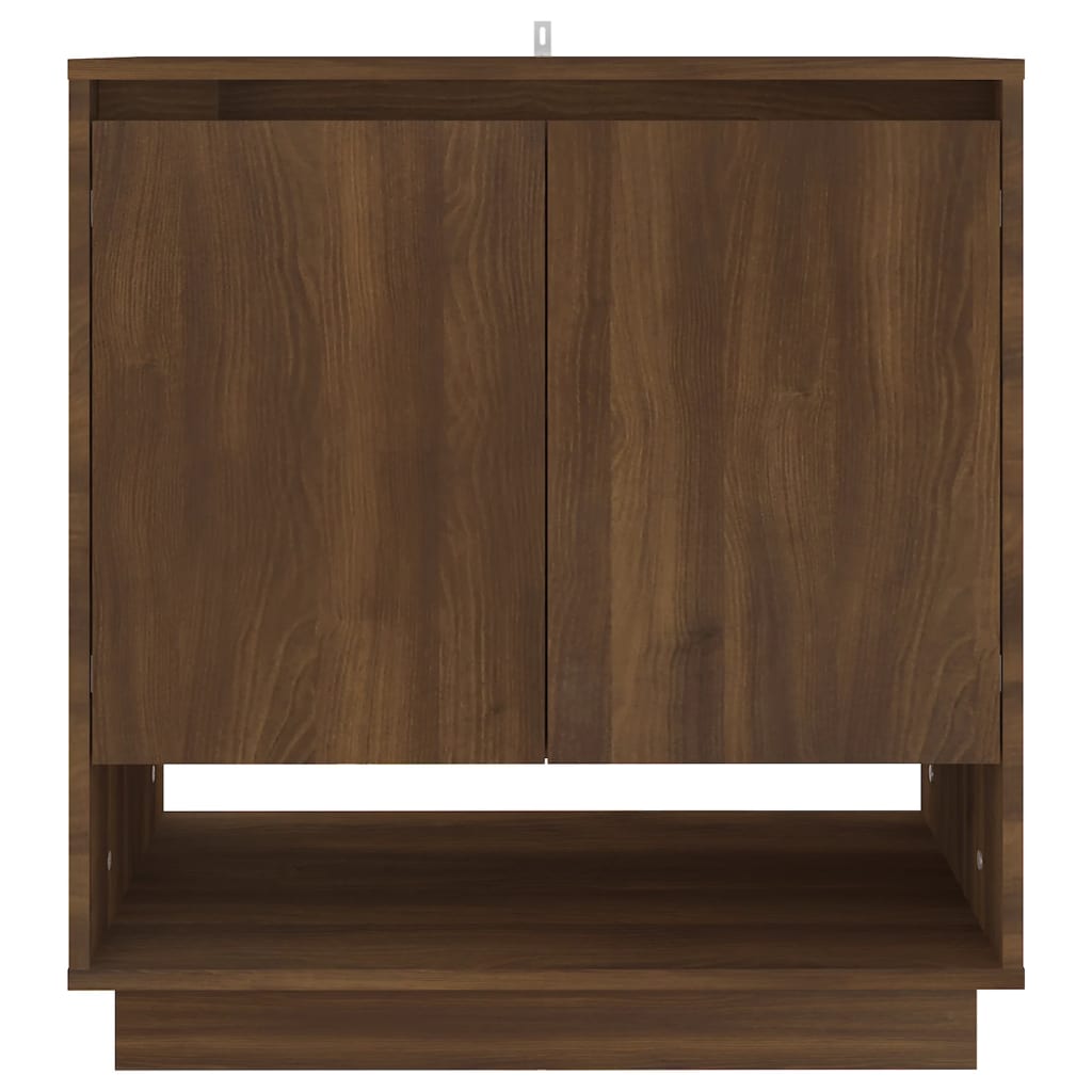 Sideboard Brauneiche 70x41x75 cm Holzwerkstoff