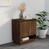 Sideboard Brauneiche 70x41x75 cm Holzwerkstoff