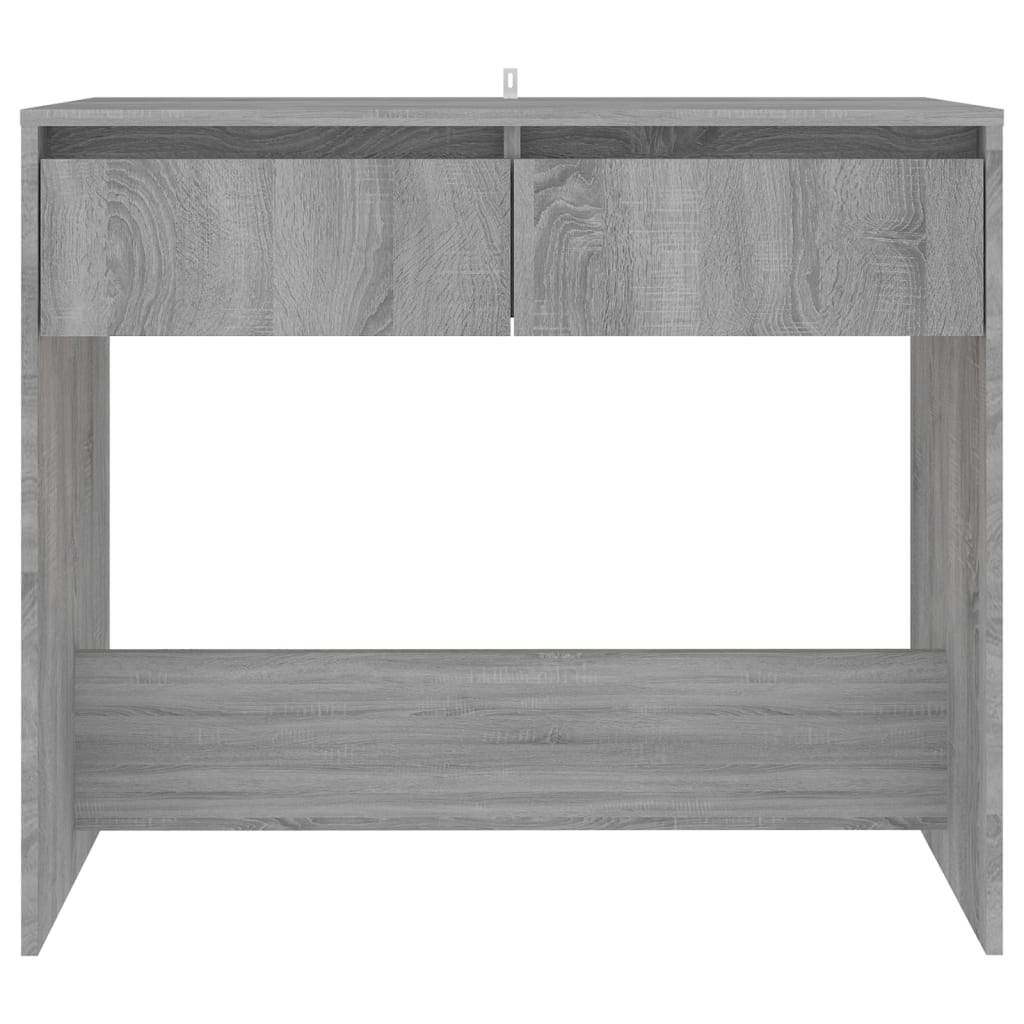 Table console sonoma gris 89x41x76,5 cm bois d'ingénierie