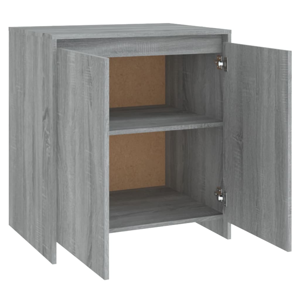 Buffet Sonoma gris 70x41x75 cm Bois d'ingénierie