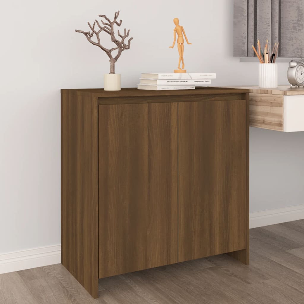 Sideboard Brown Oak 70x41x75 cm Engineered wood