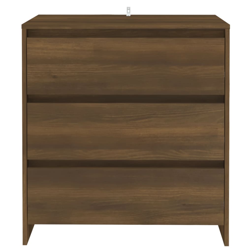 Buffet Chêne marron 70x41x75 cm Bois d'ingénierie