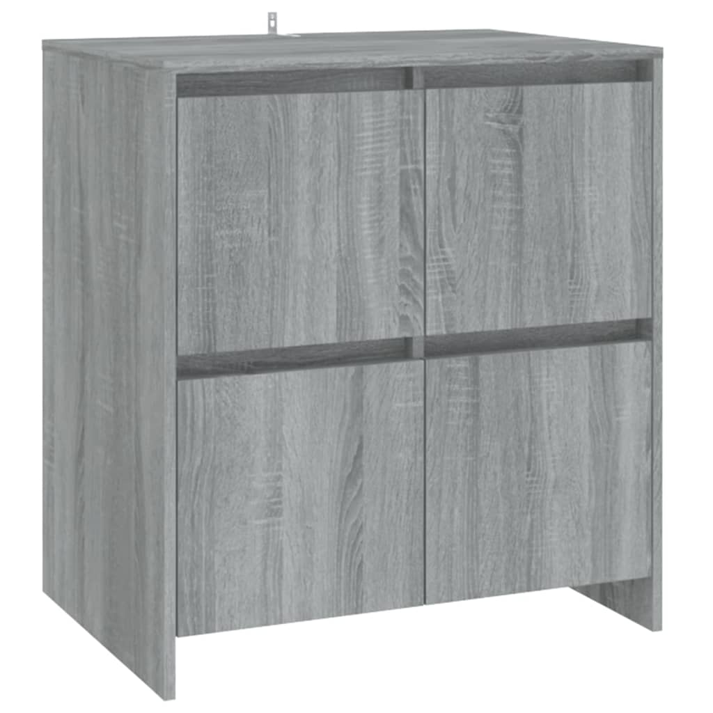 Buffet Sonoma gris 70x41x75 cm Bois d'ingénierie