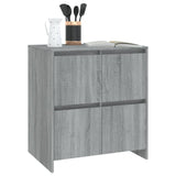 Buffet Sonoma gris 70x41x75 cm Bois d'ingénierie