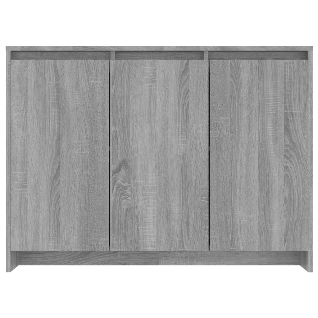 Buffet Sonoma gris 102x33x75 cm Bois d'ingénierie