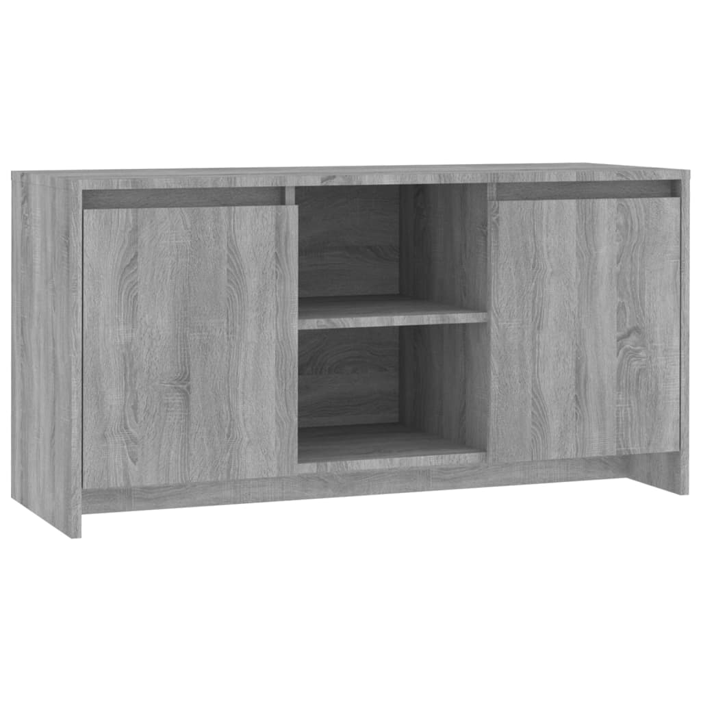 Meuble TV Sonoma gris 102x37,5x52,5 cm Bois d'ingénierie