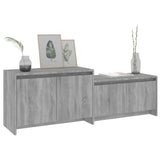 Sonoma TV cabinet gray 146.5x35x50 cm Engineered wood