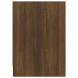 Meuble TV Chêne marron 146,5x35x50 cm Bois d'ingénierie