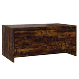 Table basse Chêne fumé 90x50x41,5 cm Bois d'ingénierie