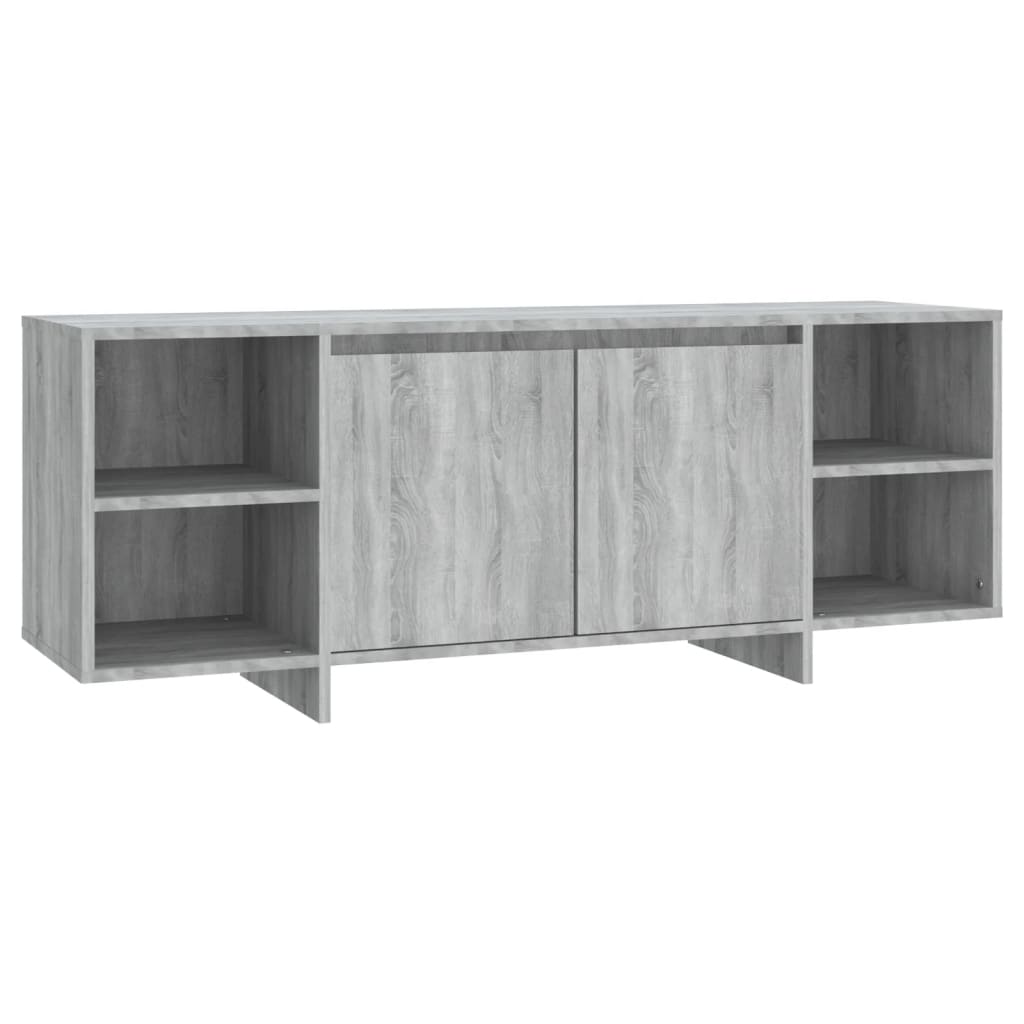 Sonoma gray TV cabinet 130x35x50 cm engineered wood