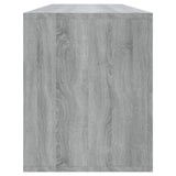 Meuble TV sonoma gris 130x35x50 cm bois d'ingénierie