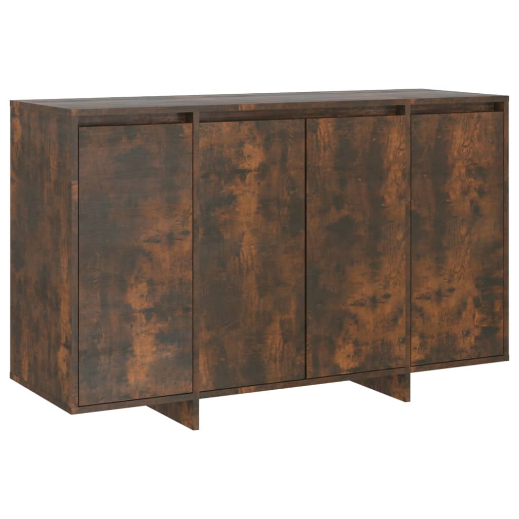 Smoked oak sideboard 120x41x75 cm engineered wood