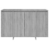 Sonoma graues Sideboard 120x41x75 cm, Holzwerkstoff