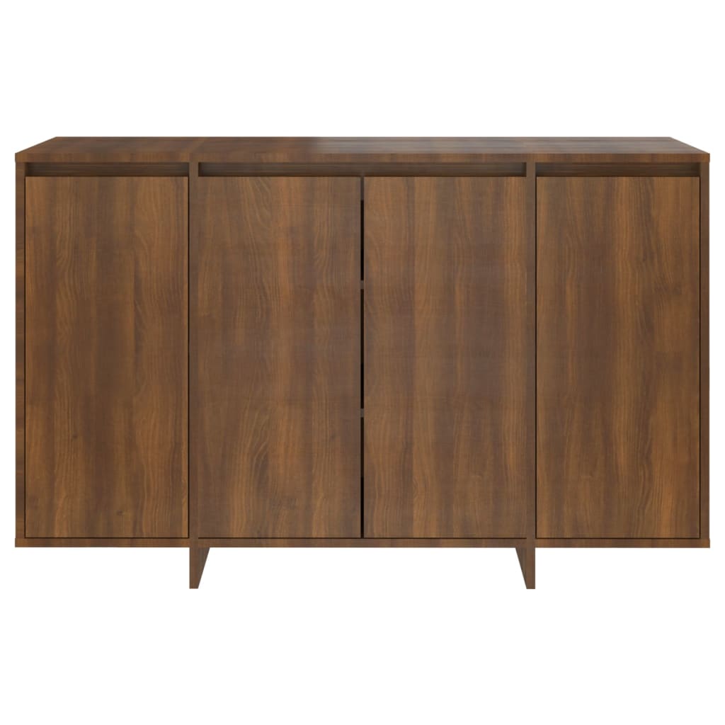 Brown oak sideboard 120x41x75 cm engineered wood