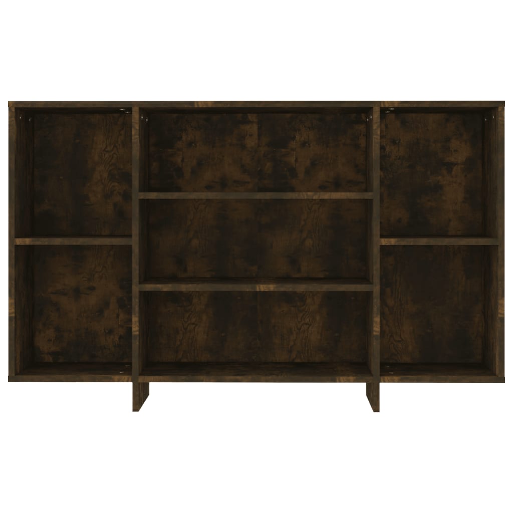 Smoked oak sideboard 120x30x75 cm engineered wood