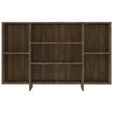 Brown oak sideboard 120x30x75 cm engineered wood