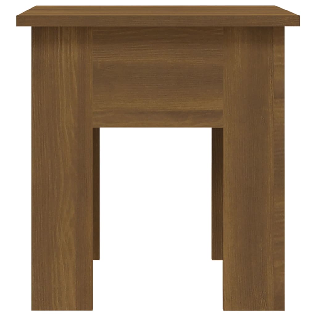 Table basse chêne marron 40x40x42 cm bois d'ingénierie