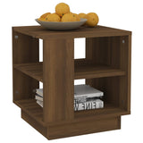 Couchtisch Braune Eiche 40x40x43 cm Holzwerkstoff