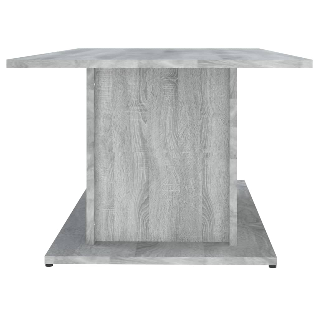 Table basse Sonoma gris 102x55,5x40 cm Bois d'ingénierie