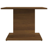 Table basse chêne marron 55,5x55,5x40 cm bois d'ingénierie