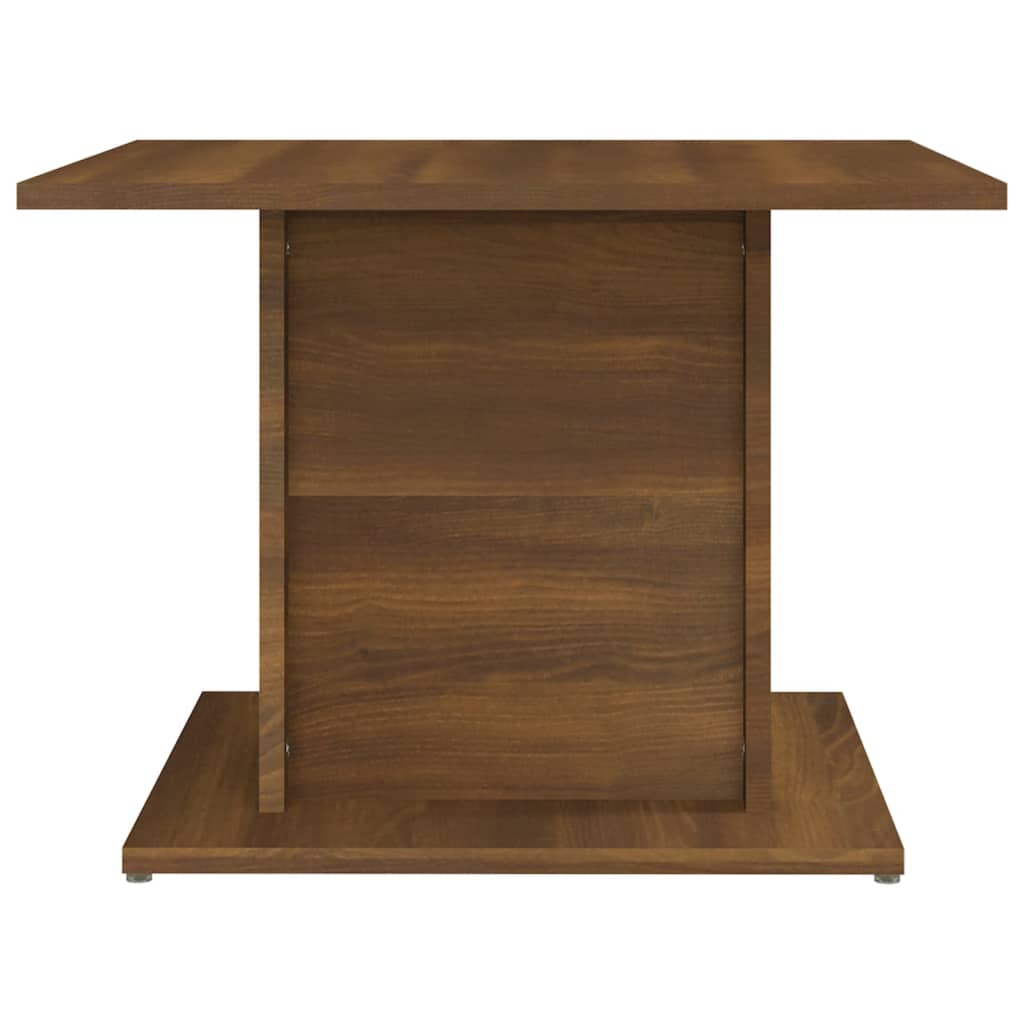 Table basse chêne marron 55,5x55,5x40 cm bois d'ingénierie