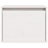 Armoire murale Blanc 45x30x35 cm Bois de pin massif