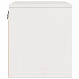 Armoire murale Blanc 45x30x35 cm Bois de pin massif