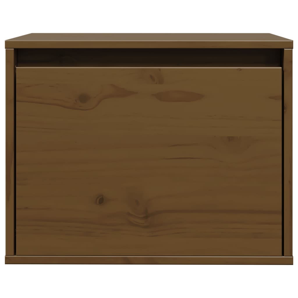 Armoire murale Marron miel 45x30x35 cm Bois de pin massif