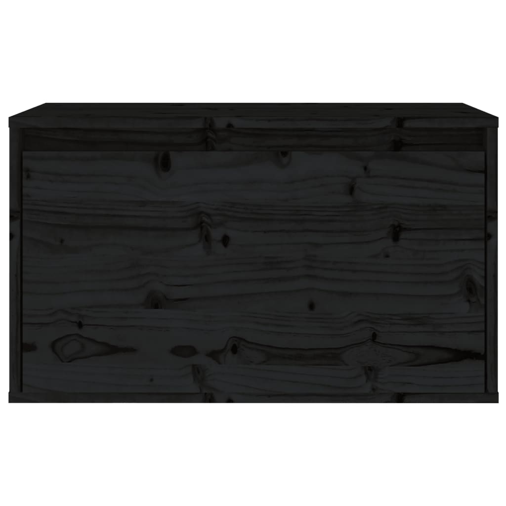 Armoire murale Noir 60x30x35 cm Bois de pin massif