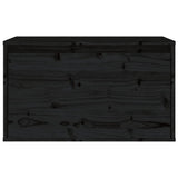 Armoire murale Noir 60x30x35 cm Bois de pin massif