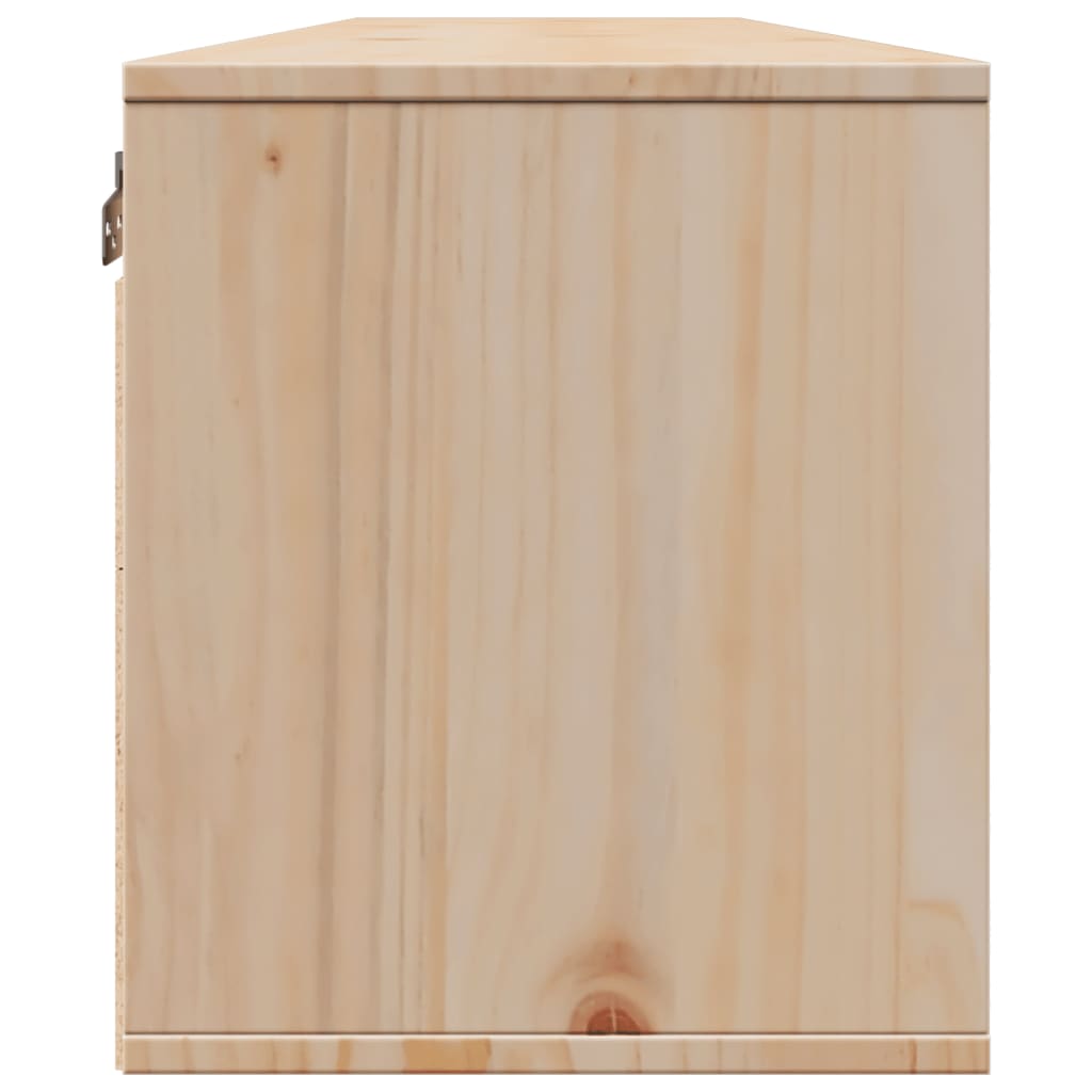 Armoires murales 2 pcs 80x30x35 cm Bois de pin massif